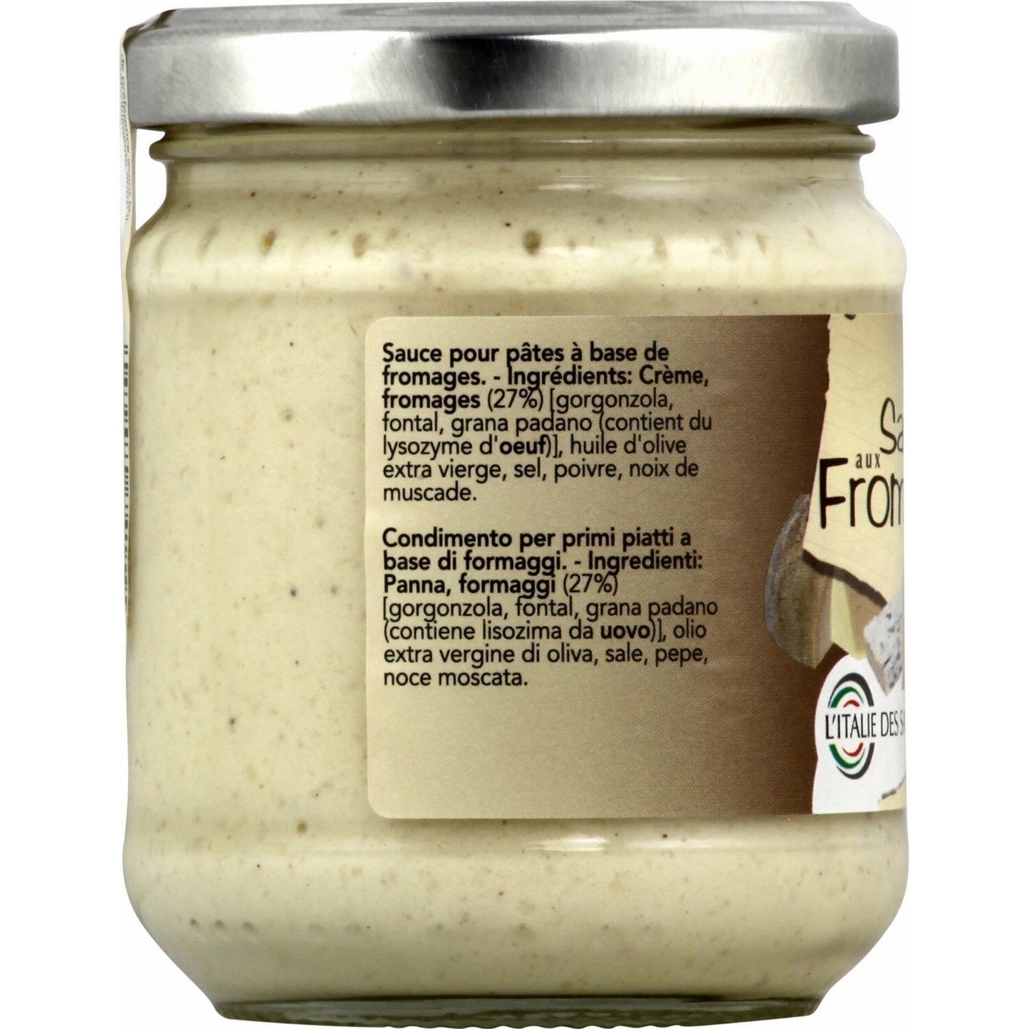 Sauce aux Fromages L'ITALIE DES SAVEURS