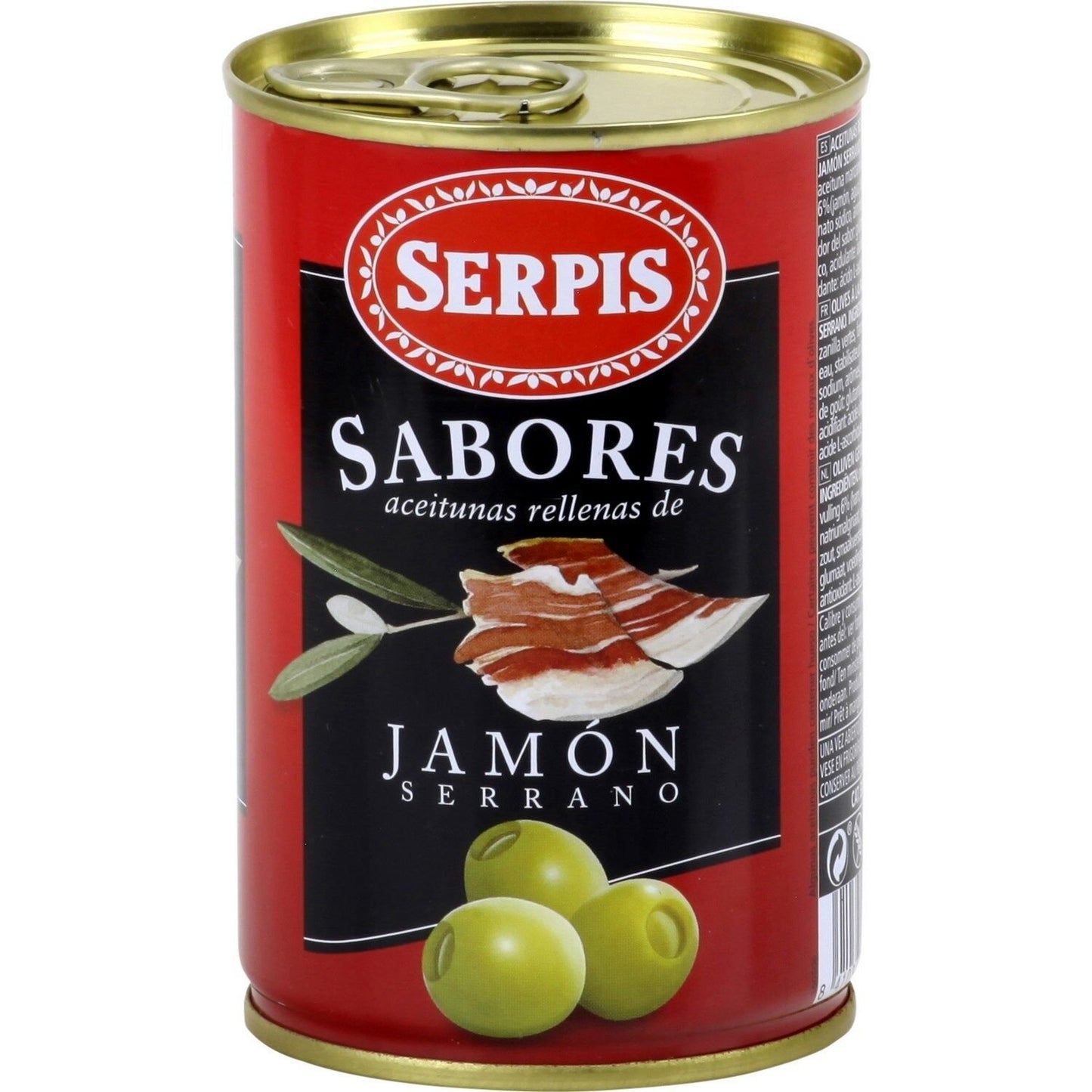 Olives Vertes Farcies Jambon Serrano SERPIS