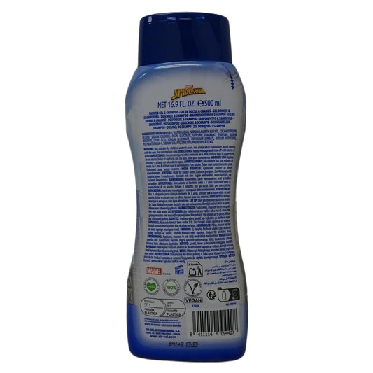 Gel douche Enfant Corps et Cheveux Licence Spider-Man SPIDERMAN 
