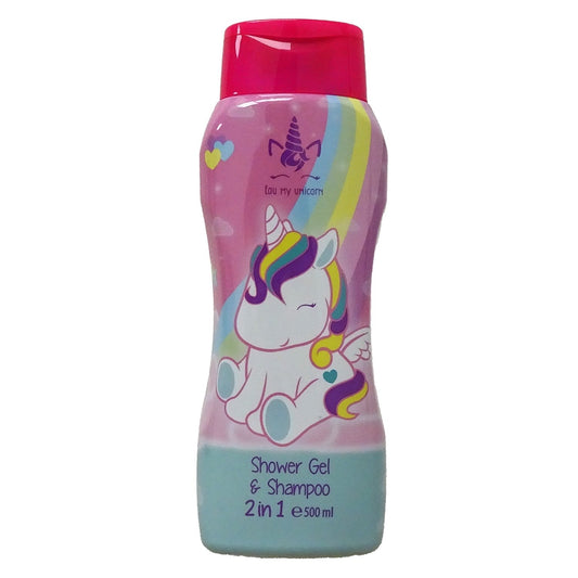 Gel Douche Enfant Corps et Cheveux 2 en 1 Unicorne EAU MY UNICORN le flacon de 500mL