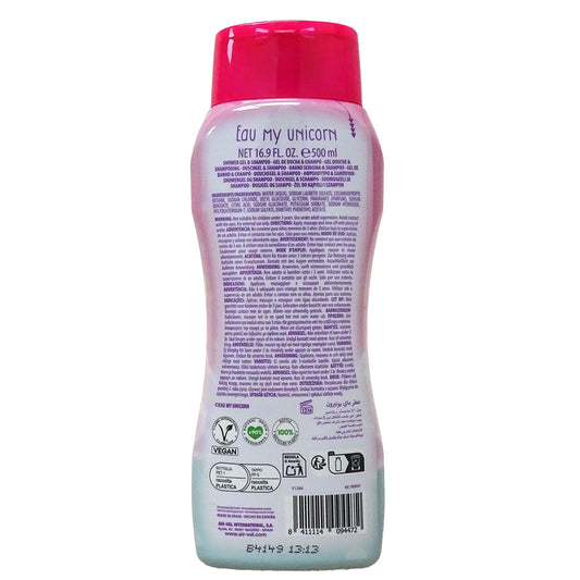 EAU MY UNICORN 2 in 1 Unicorn Shower Gel for Children, Body and Hair