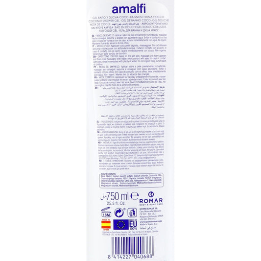 AMALFI Coconut Shower Gel