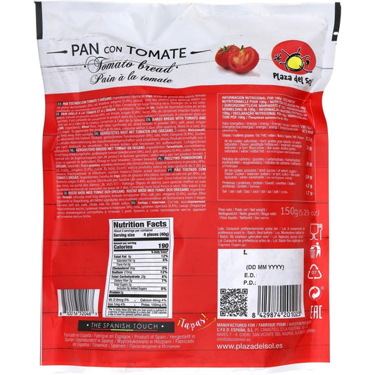 PLAZA DEL SOL Tomato and Oregano Toast