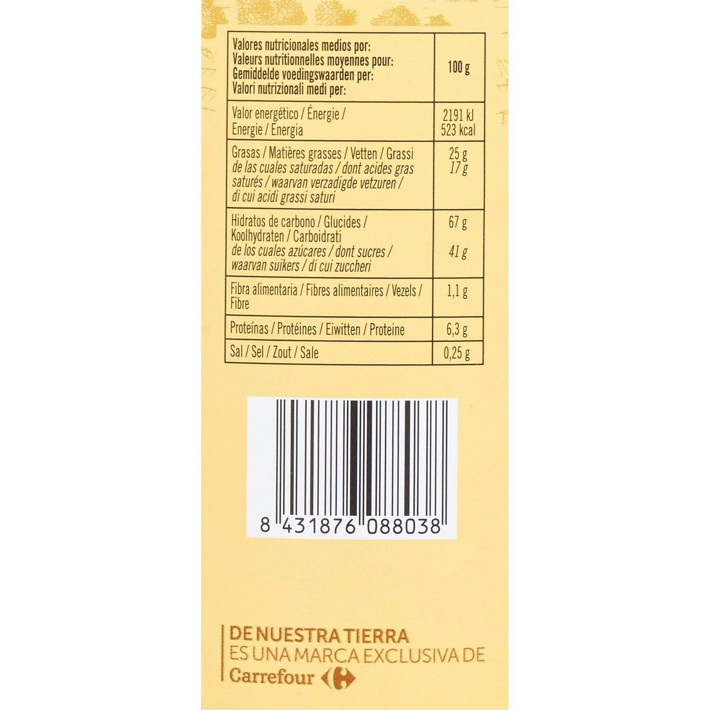 Biscuits Cigarrillos DE NUESTRA TIERRA