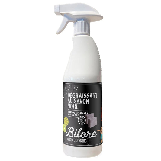 Nettoyant Ménager Dégraissant Savon Noir BILORE le flacon de 750mL