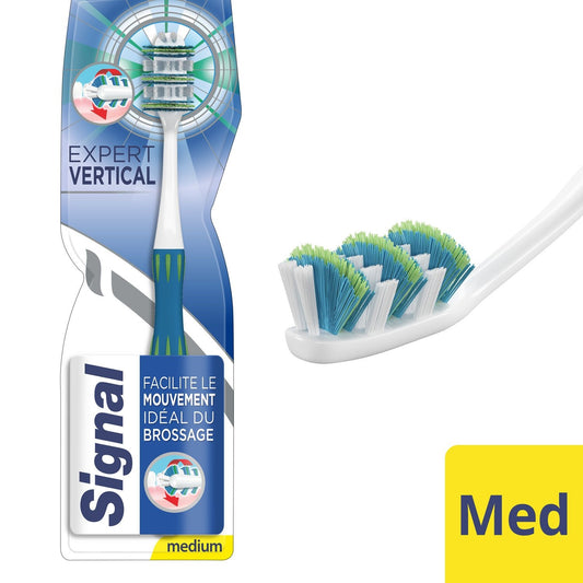 Brosse à Dents Médium Expert Vertical SIGNAL la brosse à dents