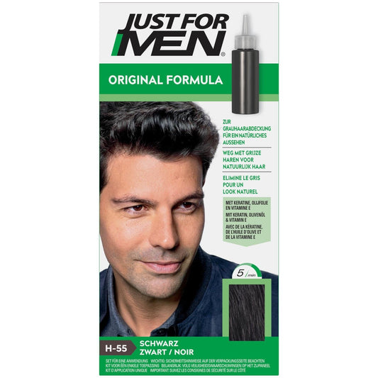 Coloration pour Cheveux  Homme Noir JUST FOR MEN la boîte