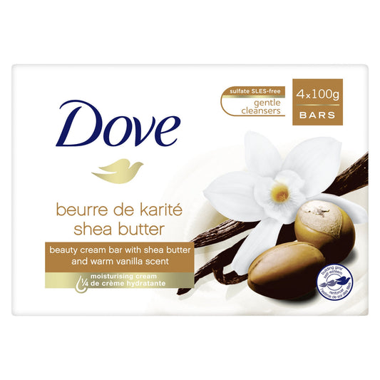 DOVE Antibacterial Shea Butter &amp; Vanilla Cleansing Soap