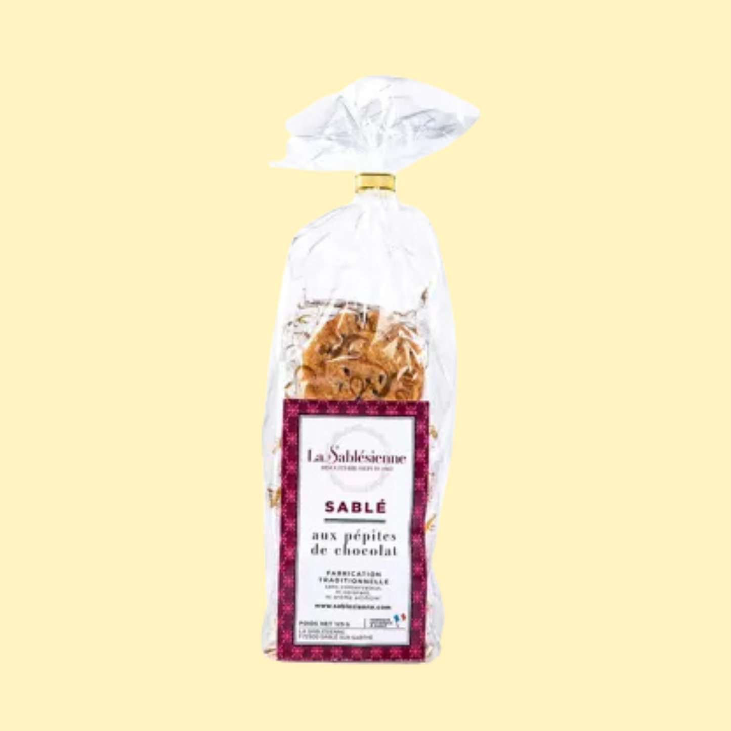 Biscuits sablés pépites de chocolat LA SABLÉSIENNE