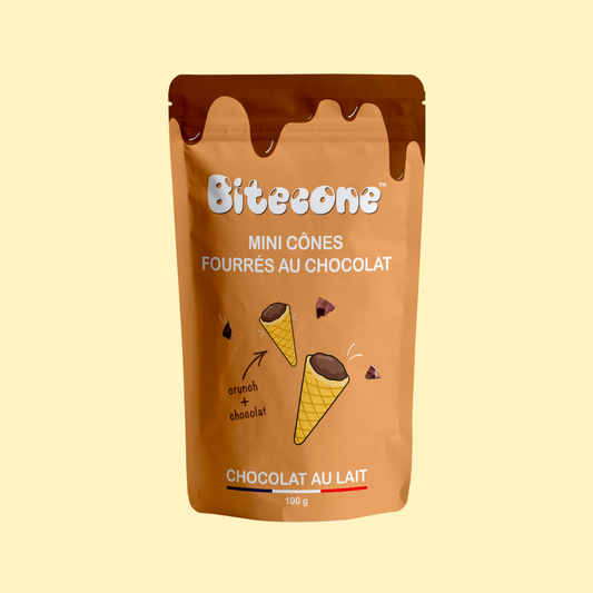 Bitecone mini cônes chocolat au lait BITECONE