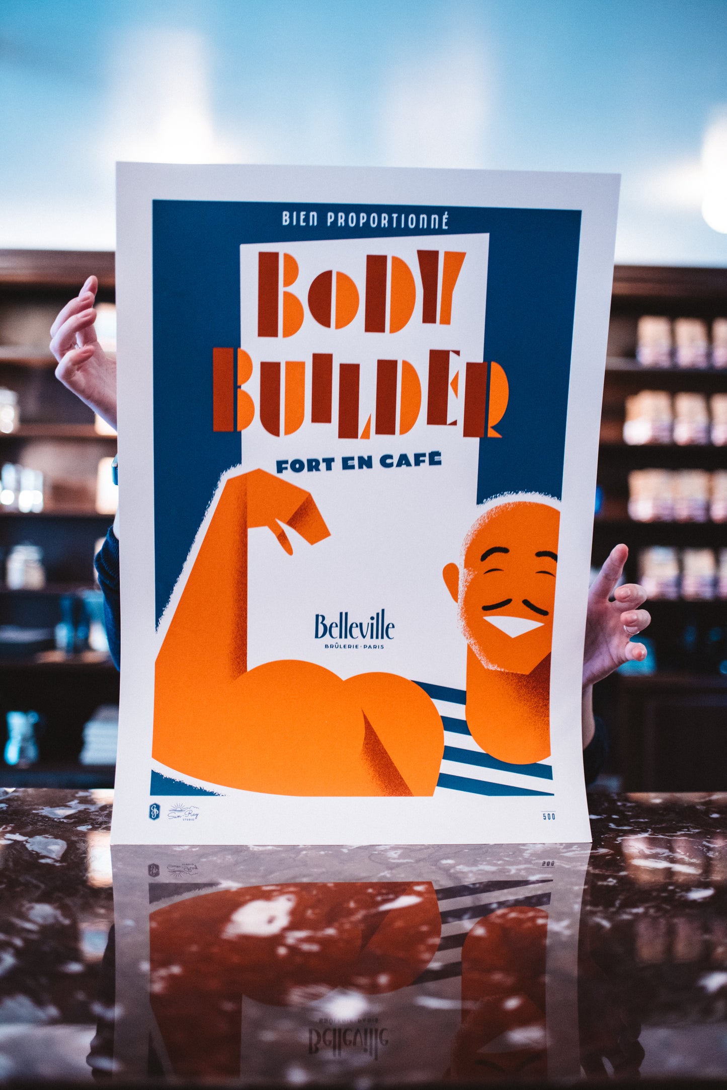 Café en grain Body Builder Brésil et Ethiopie CAFÉS BELLEVILLE