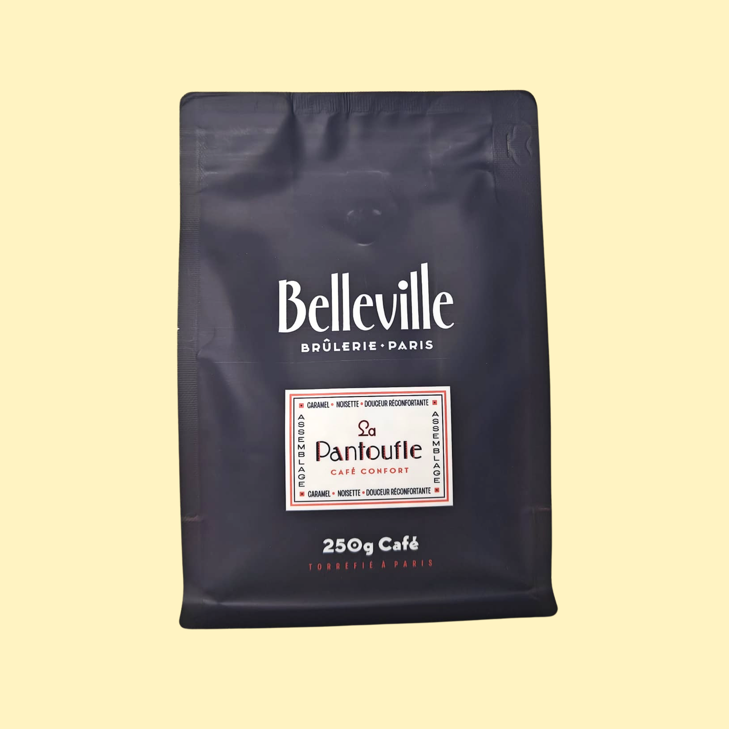 Café moulu La Pantoufle Brésil et Honduras CAFÉS BELLEVILLE