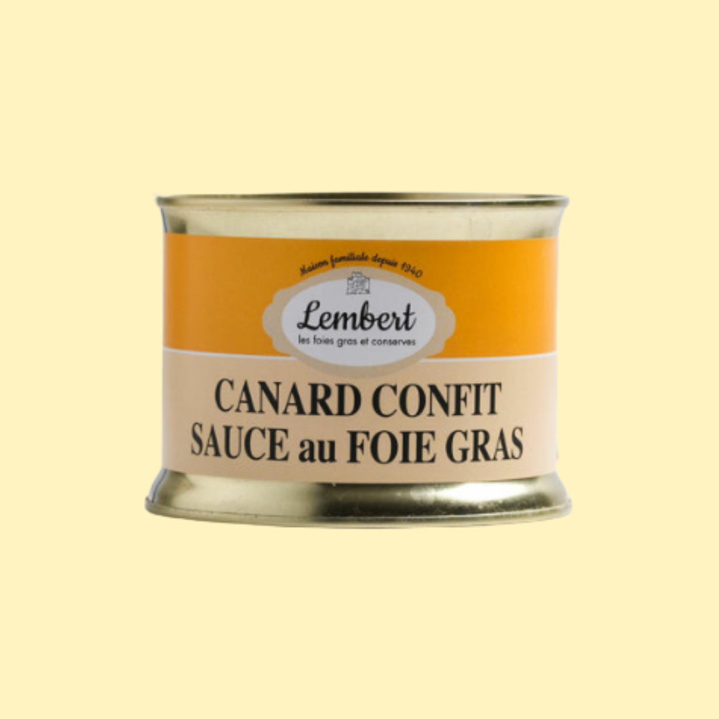 Canard confit sauce foie gras MAISON LEMBERT