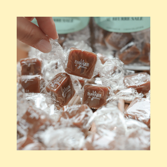 Caramel au beurre salé en papillote LA FABRIQUE DE JULIEN