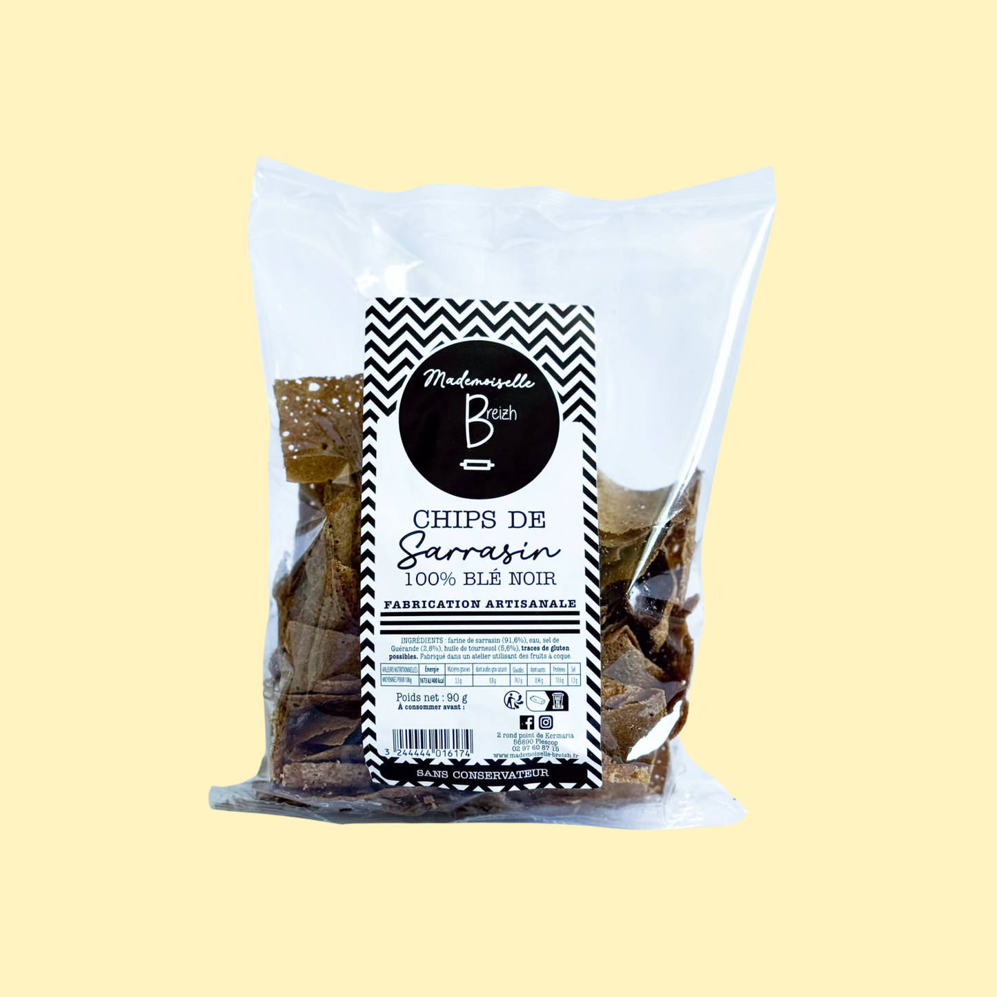 Batatas Fritas de Trigo Sarraceno MADEMOISELLE BREIZH