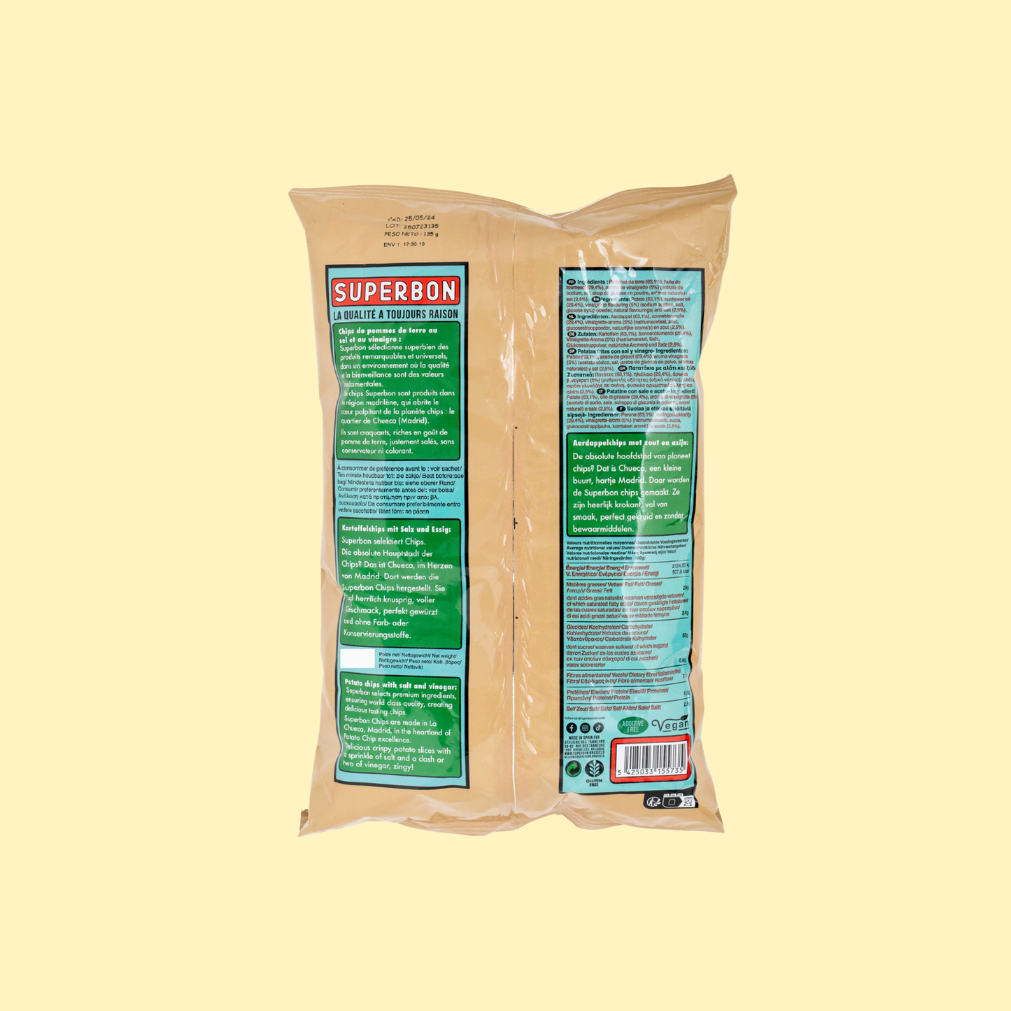 Chips vinaigre et sel SUPERBON