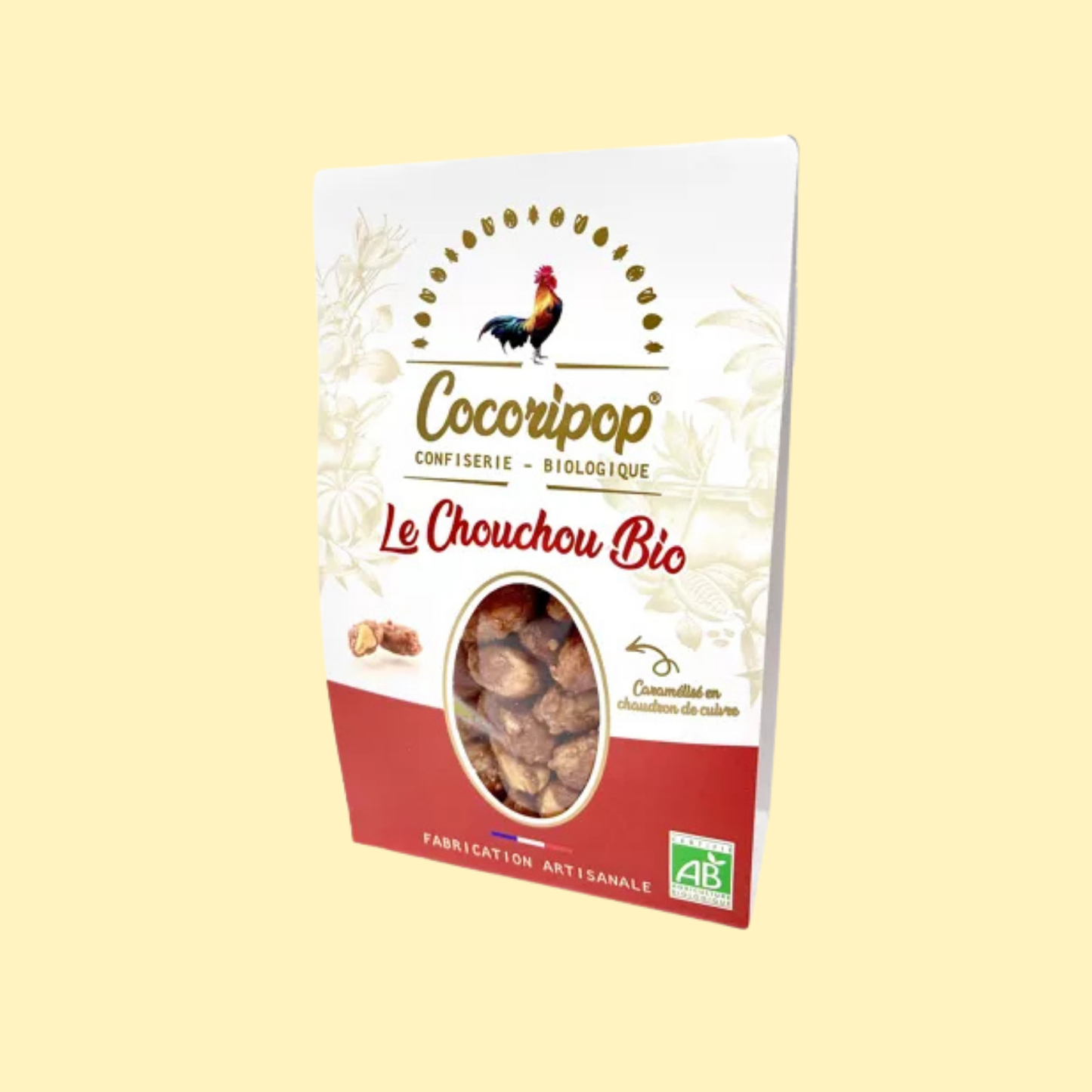 Chouchou praline cacahuète bio COCORIPOP