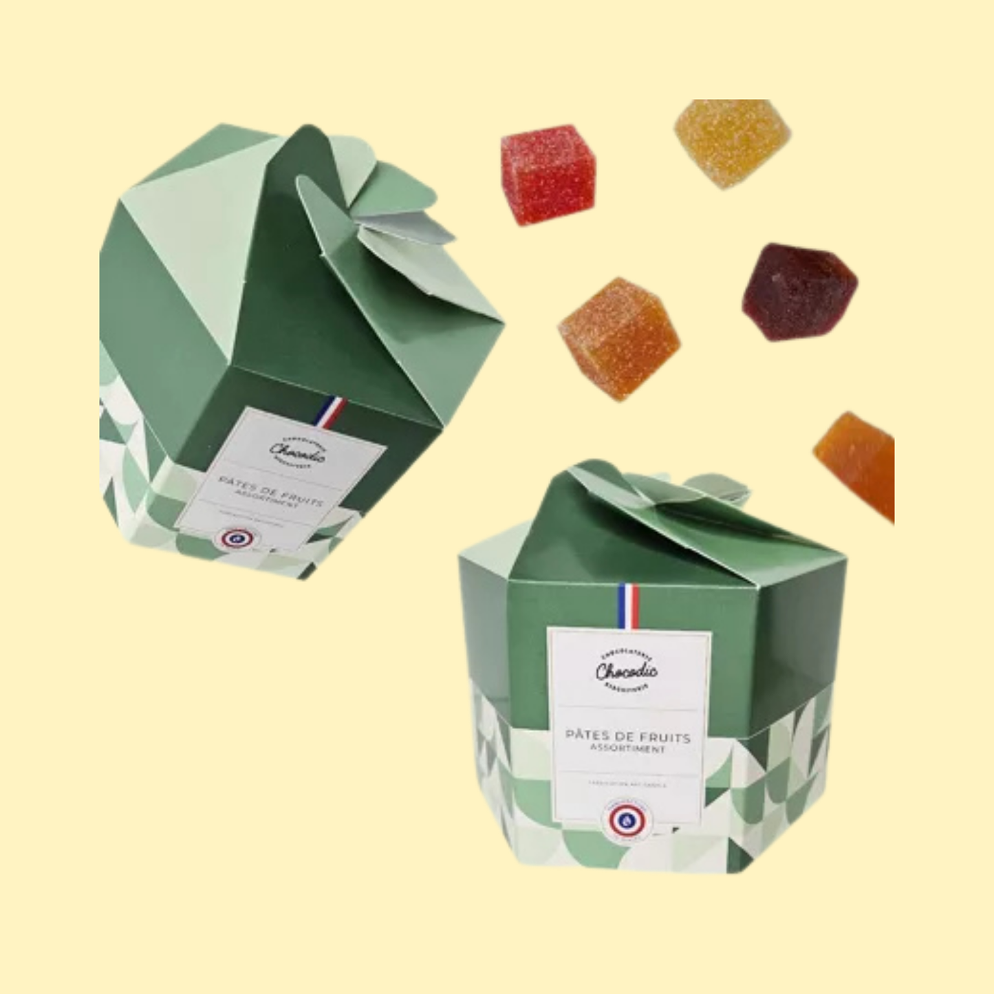 Coffret assortiment pâtes de fruits multi-fruits CHOCODIC