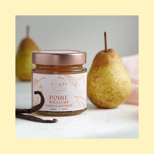 Confiture poire, vanille Bourbon de Madagascar O'DÉLICES DE LUCAS