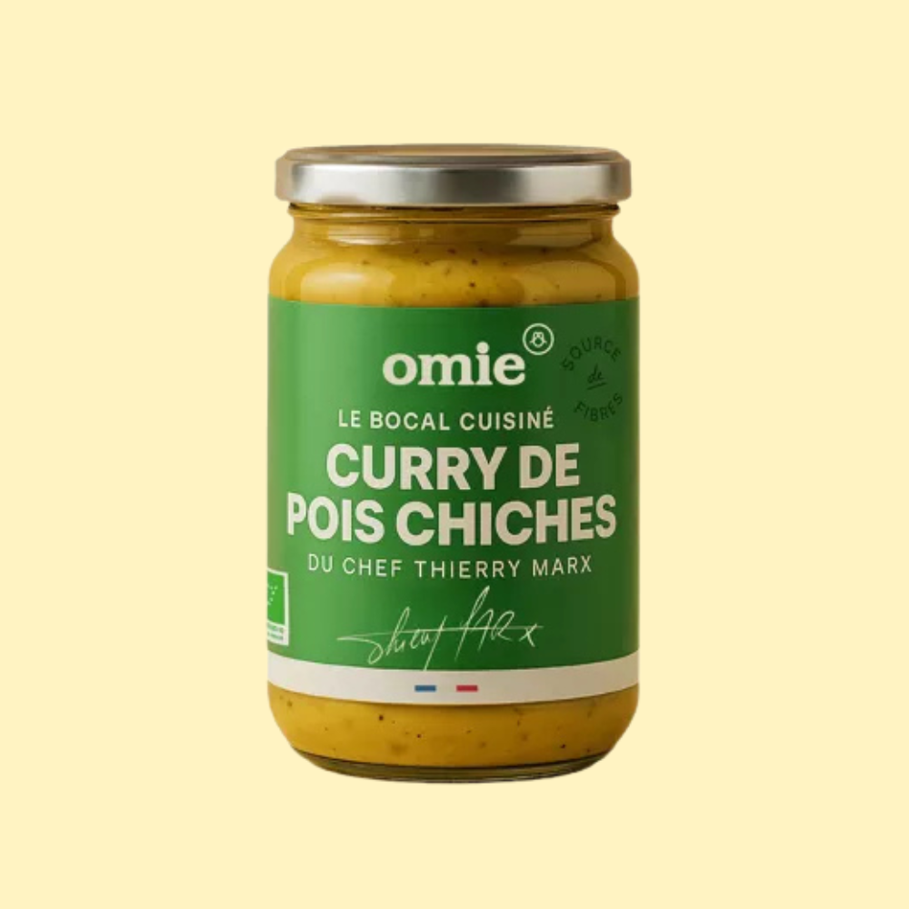 Curry de pois chiche carotte patate douce bio OMIE