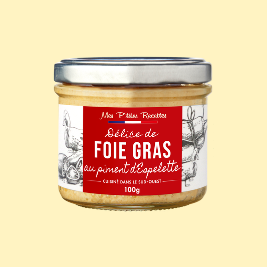 Délice de foie gras de canard au piment d'Espelette MES P'TITES RECETTES