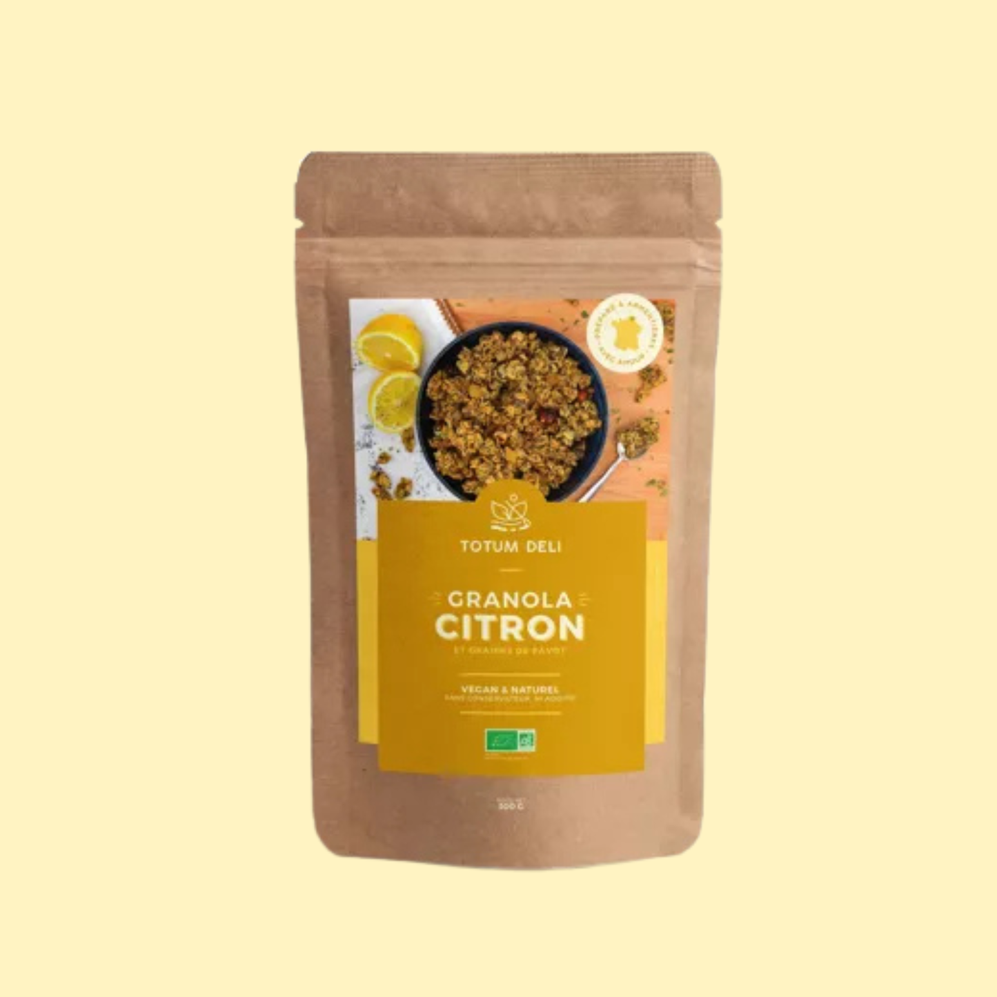 Granola citron et graines de pavot TOTUM DELI