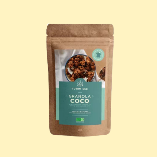 Granola noix de coco et pépites de chocolats noir 70% TOTUM DELI