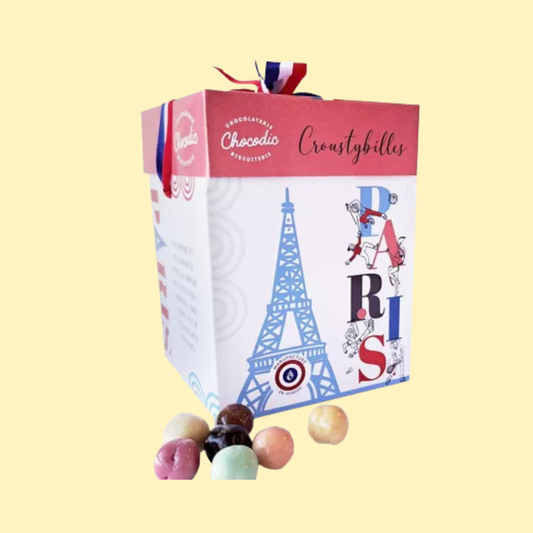 Maxi cube cadeau croustybilles chocolats CHOCODIC