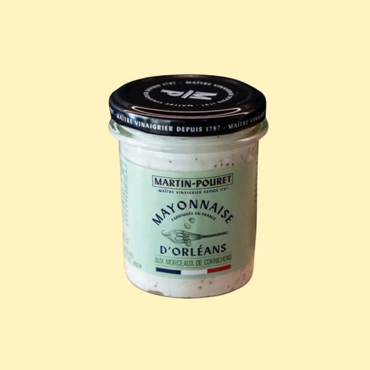 Mayonnaise à la moutarde d'Orléans aux morceaux de cornichons MARTIN POURET
