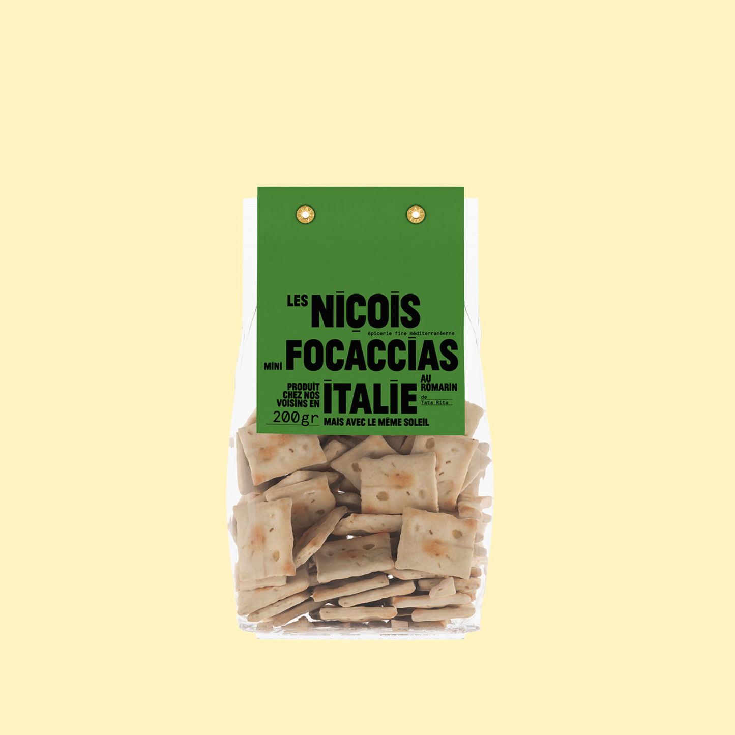Mini-focaccias au romarin de Tata Rita LES NIÇOIS