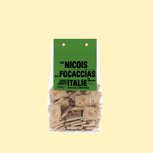 Mini-focaccias au romarin de Tata Rita LES NIÇOIS