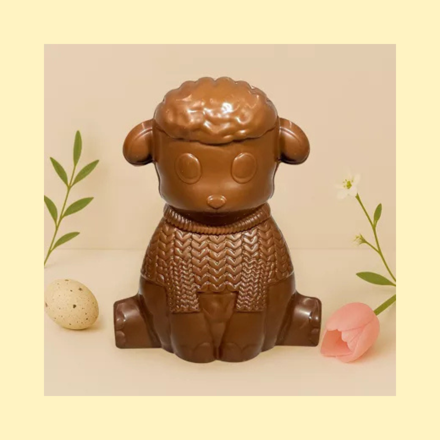Moulage chocolat au lait Mouton Chandail CHOCODIC