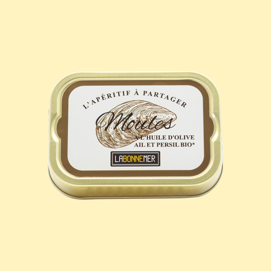 Moules à l'huile d'olive vierge extra ail et persil bio FERRIGNO