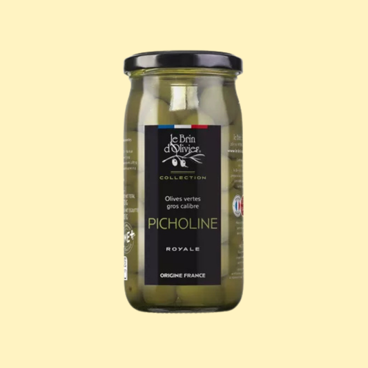 Olives vertes variété Picholine origine France LE BRIN D'OLIVIER