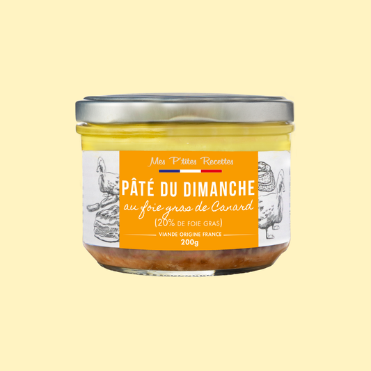 Pâté du dimanche au foie gras MES P'TITES RECETTES
