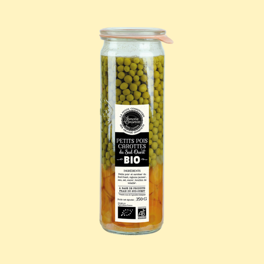 Petits pois carottes bio L'ARMOIRE À CONSERVES