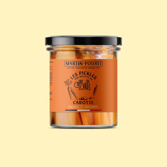 Pickles de carottes, hibiscus et gingembre MARTIN POURET