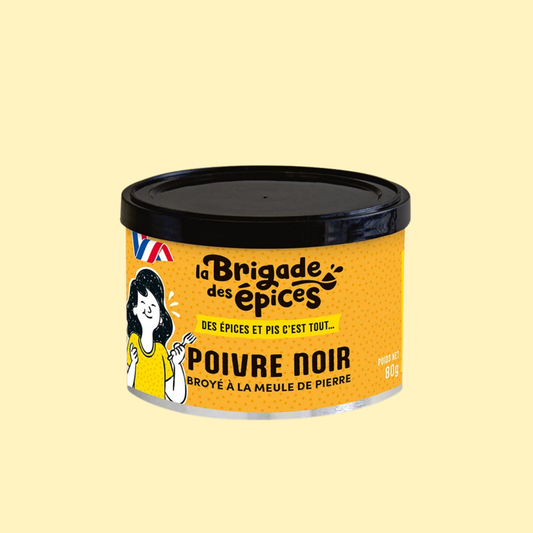 Poivre noir concassé à la meule de pierre LA BRIGADE DES EPICES