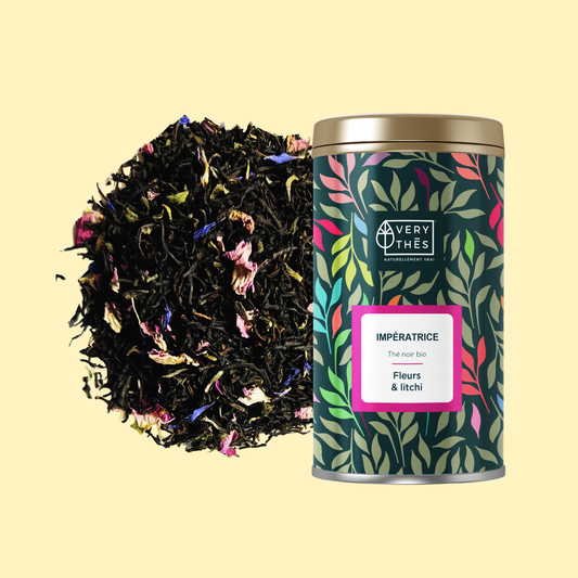 Thé noir litchi et fleurs bio Impératrice VERY THÉS