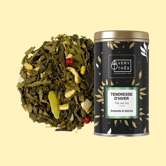 Thé vert amandes et épices bio Tendresse d'hiver VERY THÉS