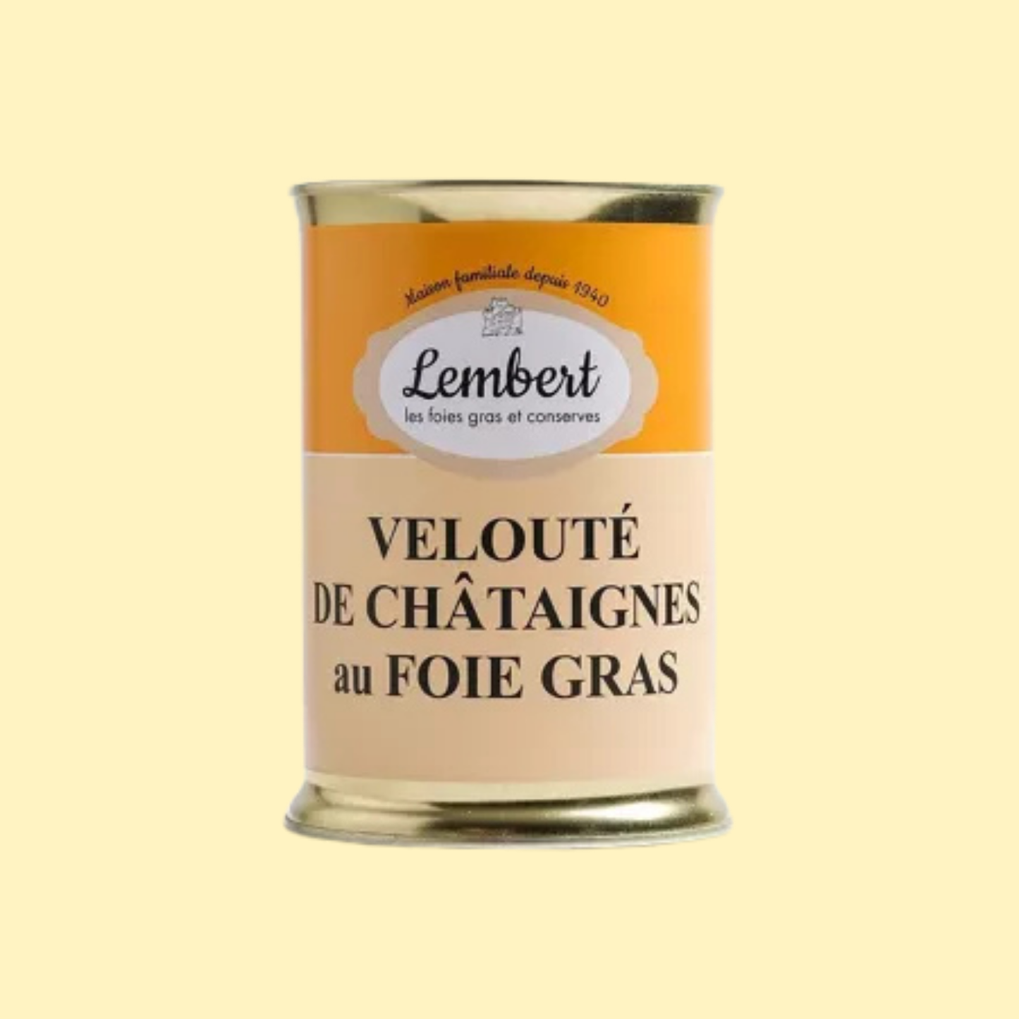 Velouté de châtaignes au foie gras MAISON LEMBERT