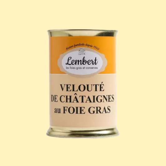 Velouté de châtaignes au foie gras MAISON LEMBERT