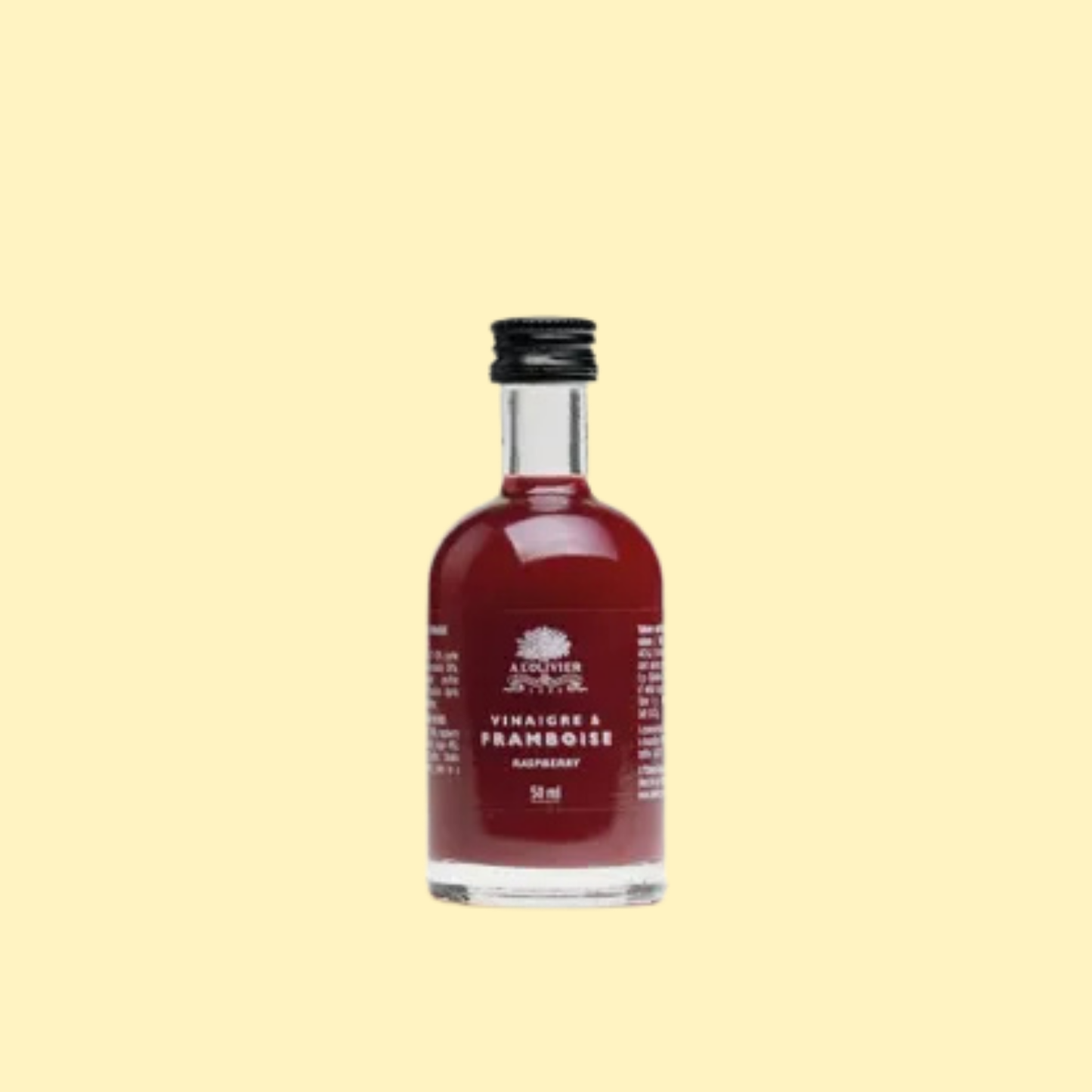 Vinaigre et framboise A L'OLIVIER