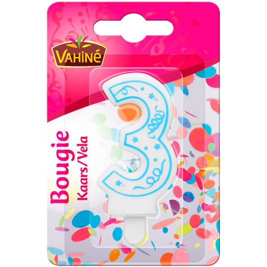 VAHINE Number 3 Candle