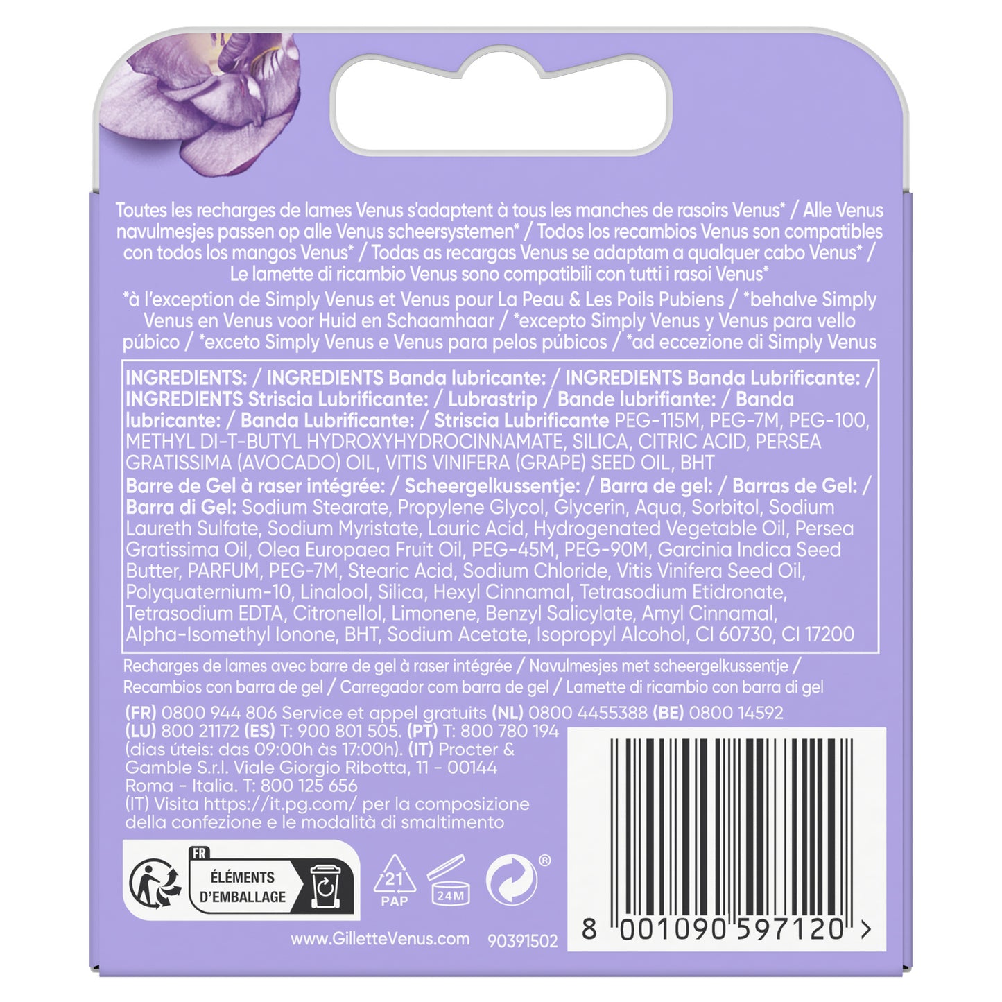 Comfortglide Breeze VENUS Razor Blades