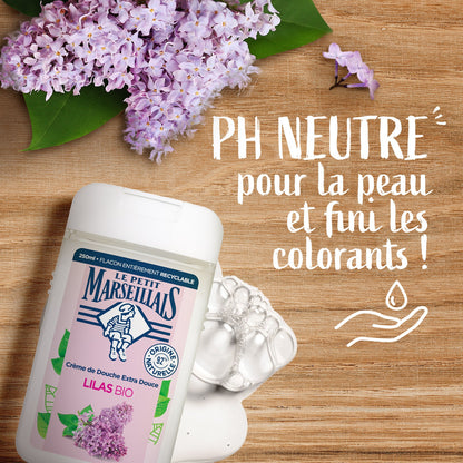 Gel Douche Hydratant et Nourrit Bio LE PETIT MARSEILLAIS