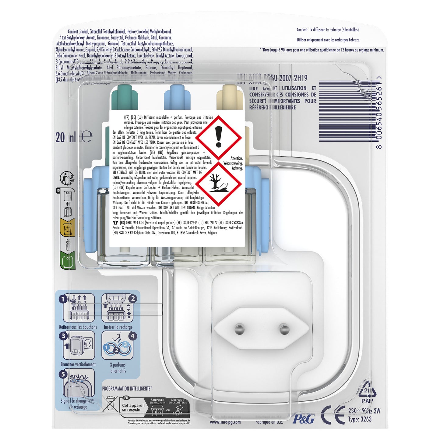FEBREZE Smart Fresh Linen Elektrischer Lufterfrischer