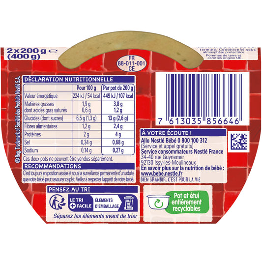 NESTLE Pot au Feu Baby Meal 8+ Months