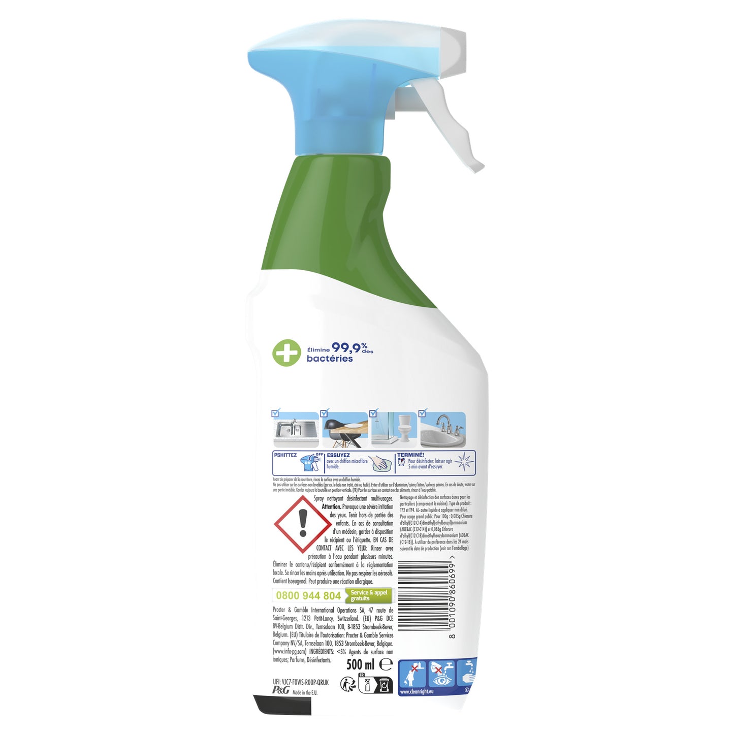 MR PROPRE Apple Blossom Multi-Purpose Disinfectant Household Cleaner