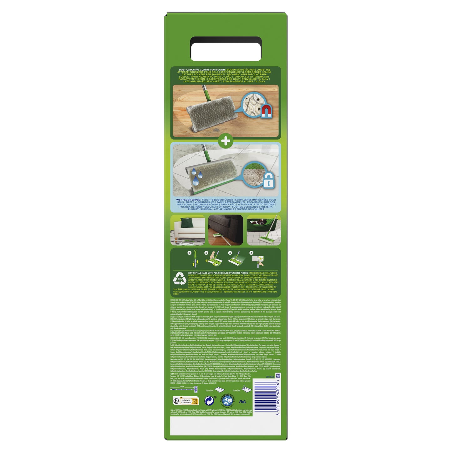 Kit Attrape Poussière Nettoyant SWIFFER